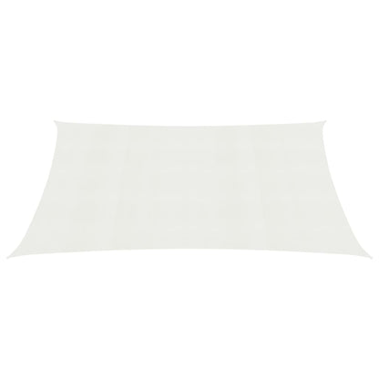 Para-sol estilo vela 160 g/m² 3,5x4,5 m PEAD branco