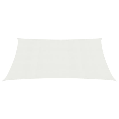 Para-sol estilo vela 160 g/m² 4x5 m PEAD branco