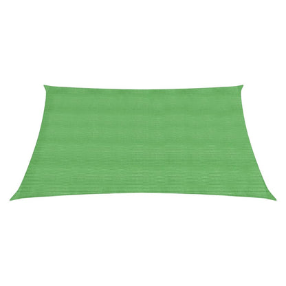 Para-sol estilo vela 160 g/m² 2x2 m PEAD verde-claro