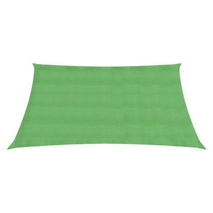 Para-sol estilo vela 160 g/m² 3x3 m PEAD verde-claro