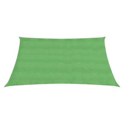 Para-sol estilo vela 160 g/m² 3,6x3,6 m PEAD verde-claro