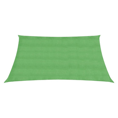 Para-sol estilo vela 160 g/m² 5x5 m PEAD verde-claro