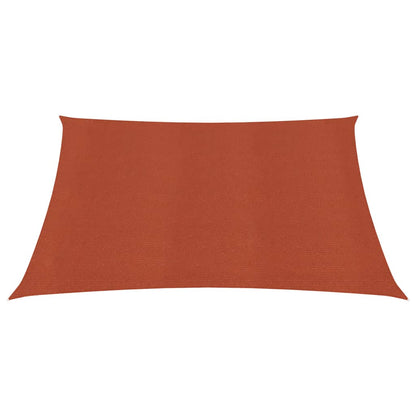 Para-sol estilo vela 160 g/m² 2x2,5 m PEAD terracota