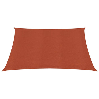 Para-sol estilo vela 160 g/m² 2,5x3 m PEAD terracota