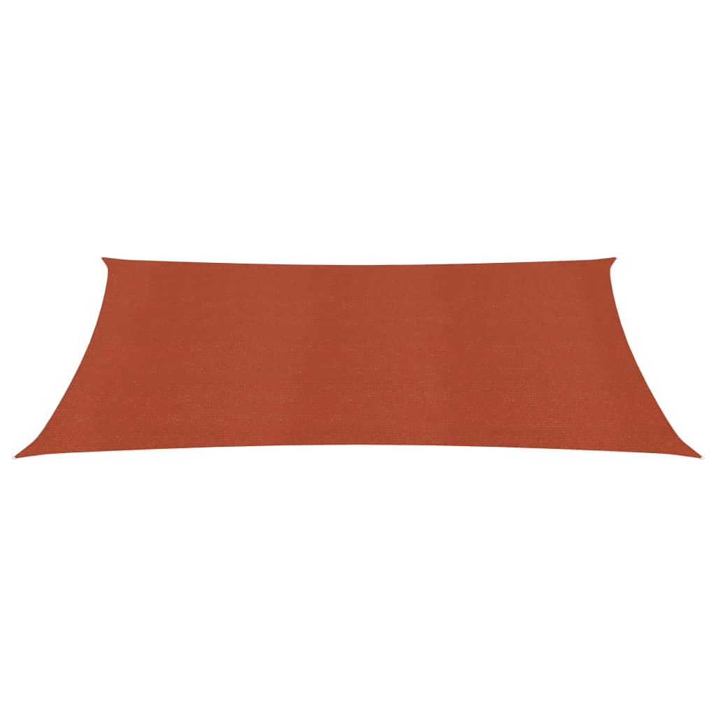 Para-sol estilo vela 160 g/m² 2,5x5 m PEAD terracota