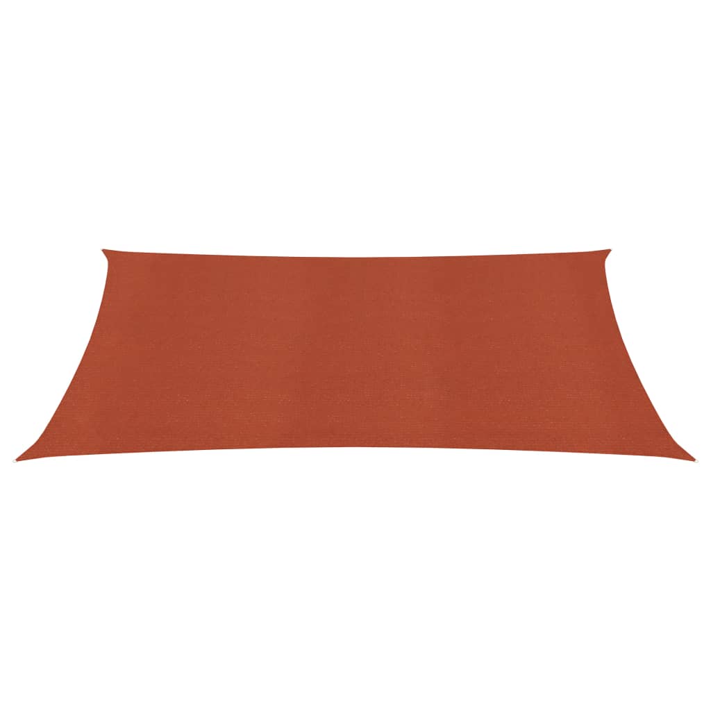 Para-sol estilo vela 160 g/m² 3x5 m PEAD terracota