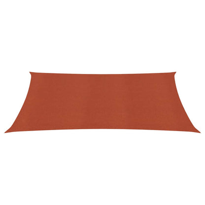 Para-sol estilo vela 160 g/m² 3x5 m PEAD terracota