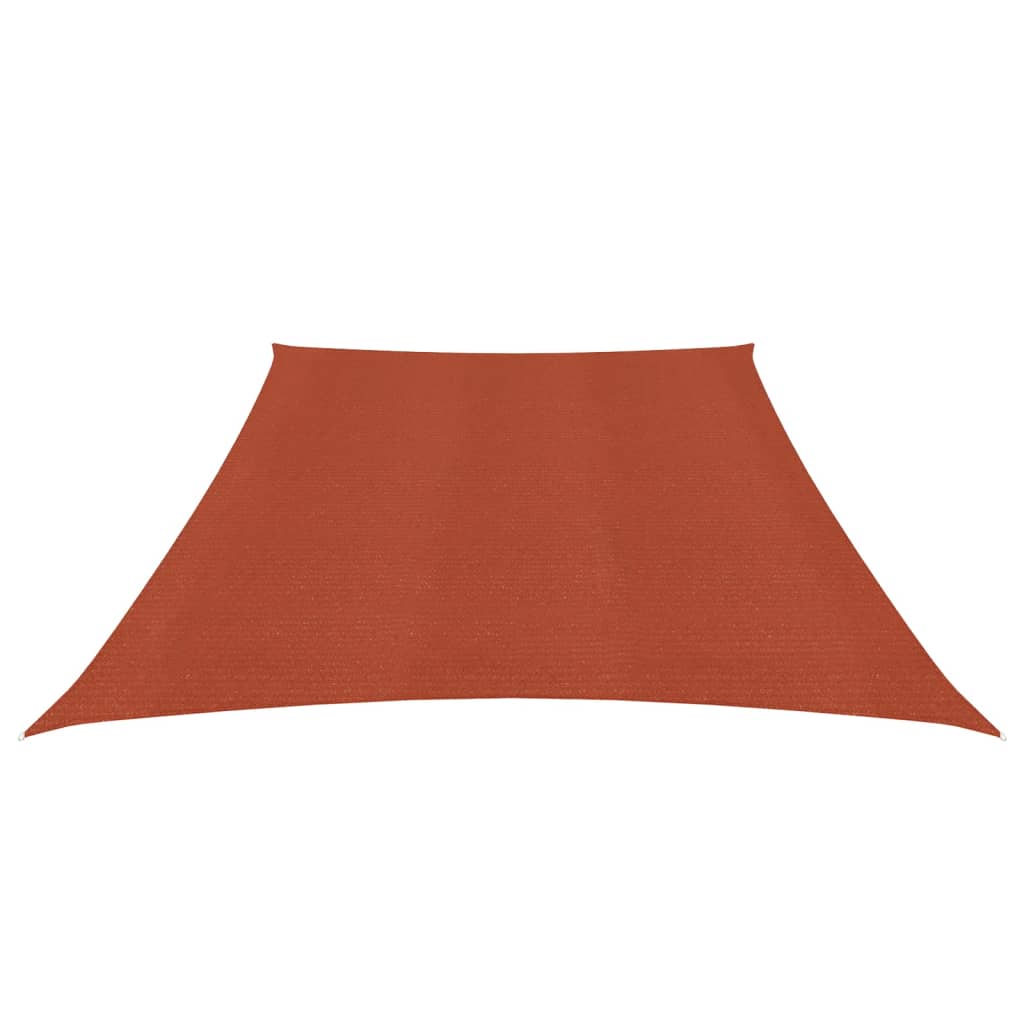 Para-sol estilo vela 160 g/m² 3/4x2 m PEAD terracota