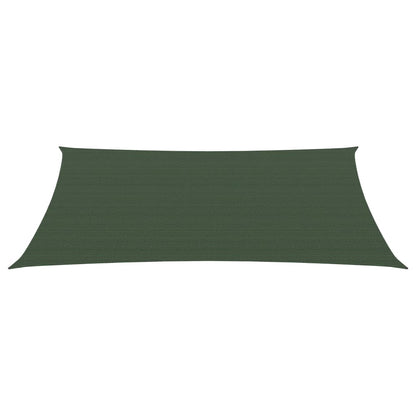 Para-sol estilo vela 160 g/m² 3,5x4,5 m PEAD verde-claro