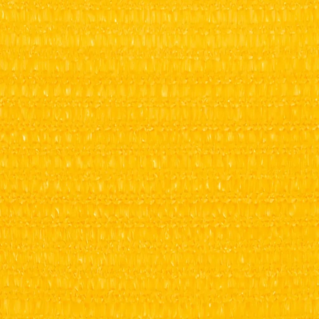 Para-sol estilo vela 160 g/m² 2x2 m PEAD amarelo