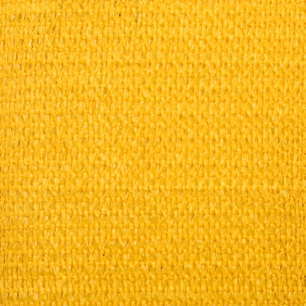 Para-sol estilo vela 160 g/m² 2x2 m PEAD amarelo