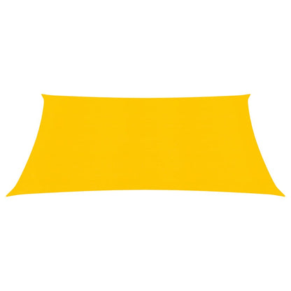 Para-sol estilo vela 160 g/m² 2,5x2,5 m PEAD amarelo