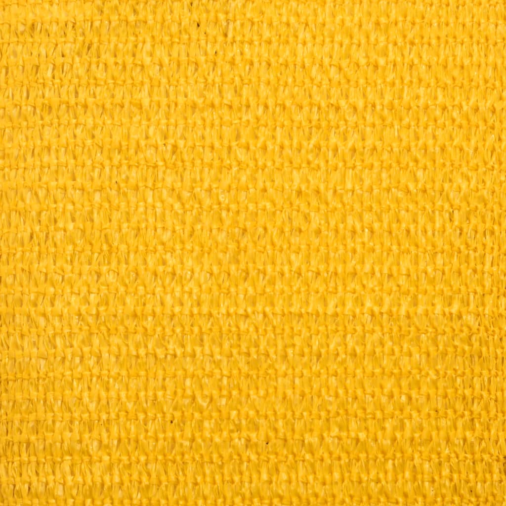 Para-sol estilo vela 160 g/m² 2,5x2,5 m PEAD amarelo