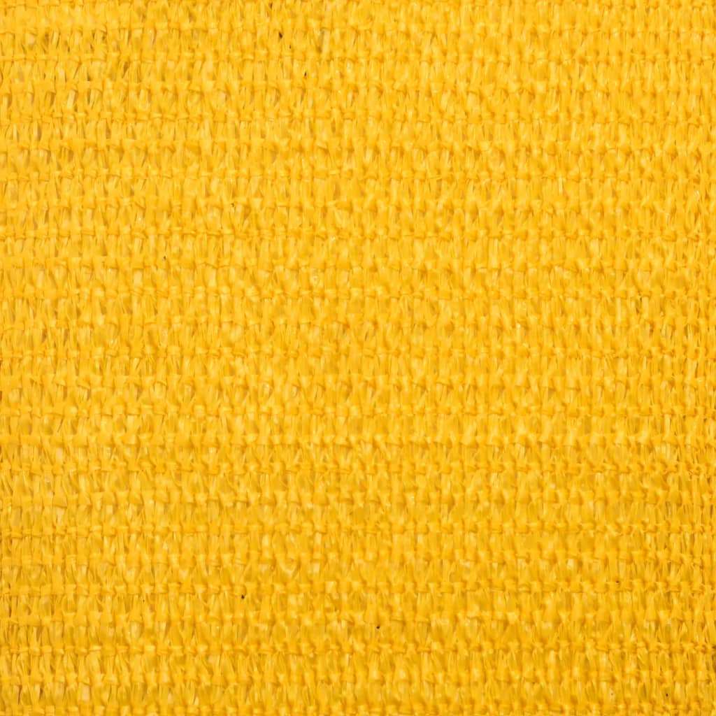 Para-sol estilo vela 160 g/m² 2x5 m PEAD amarelo