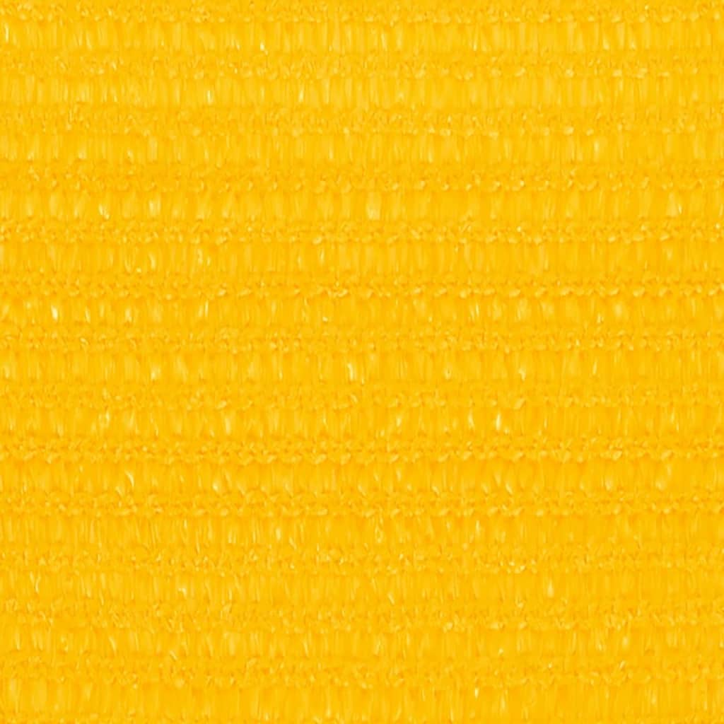 Para-sol estilo vela 160 g/m² 2,5x5 m PEAD amarelo