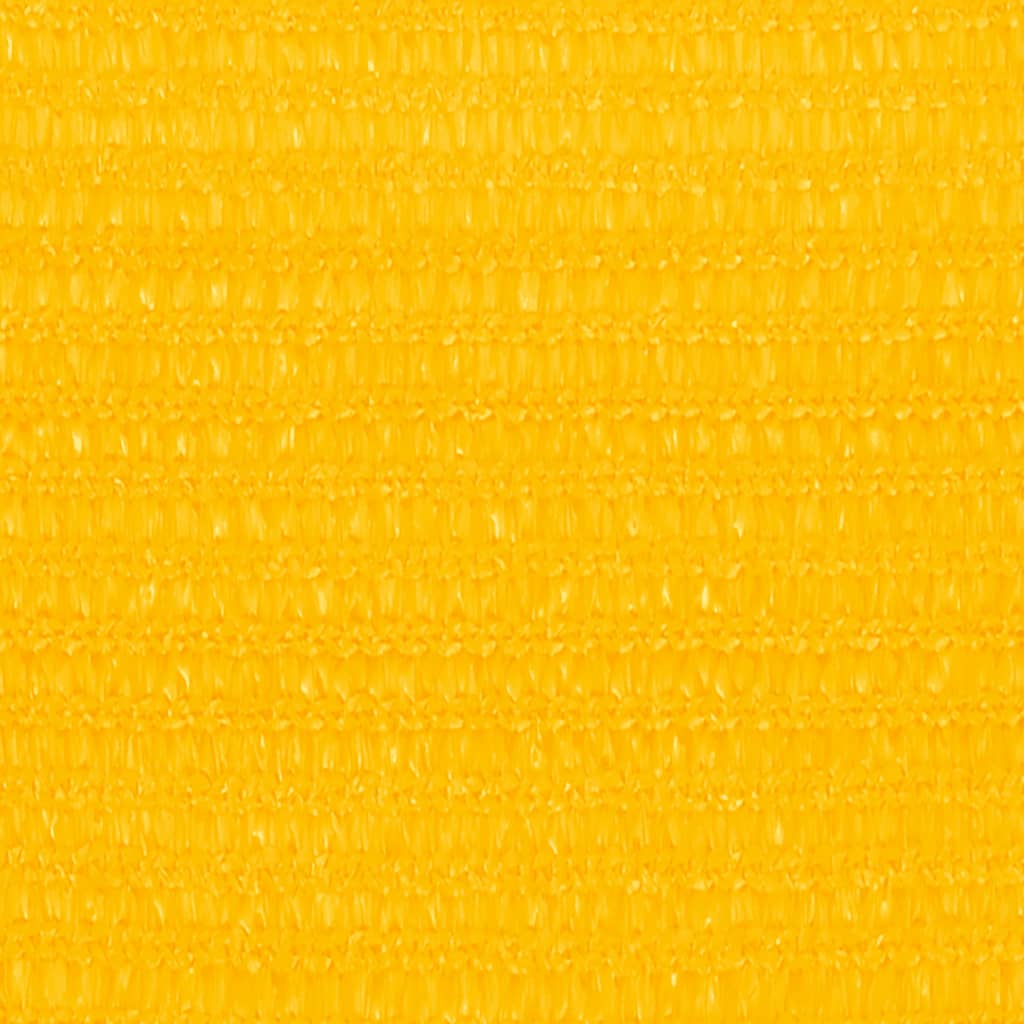 Para-sol estilo vela 160 g/m² 3x6 m PEAD amarelo