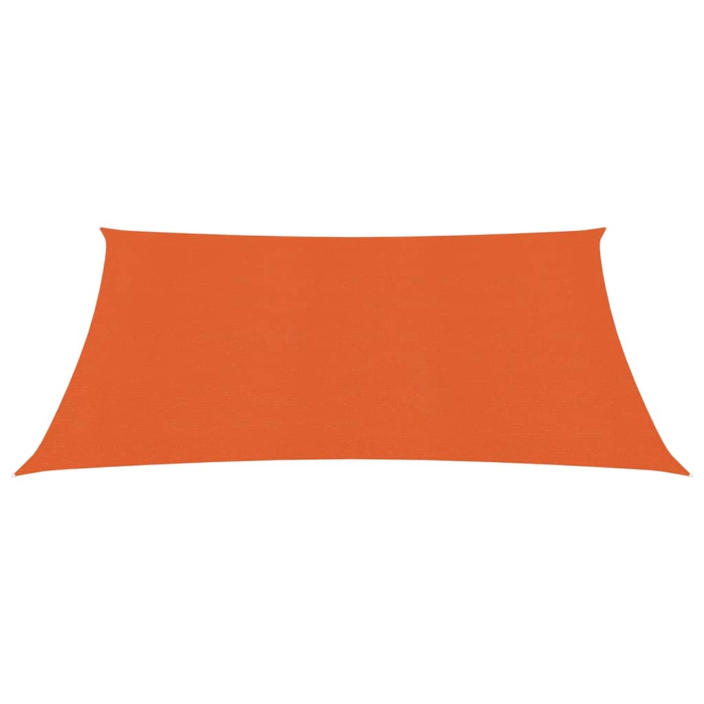 Para-sol estilo vela 160 g/m² 2,5x2,5 m PEAD laranja