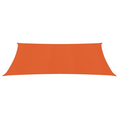 Para-sol estilo vela 160 g/m² 2x4 m PEAD laranja