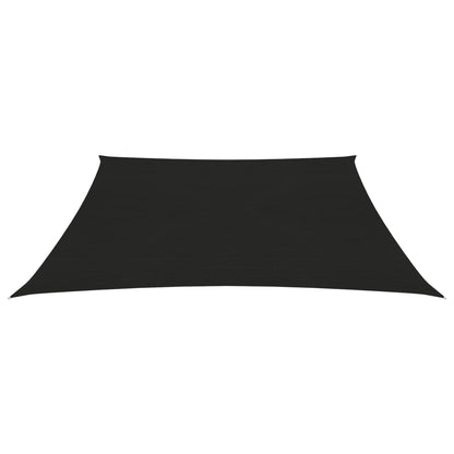 Para-sol estilo vela 160 g/m² 4,5x4,5 m PEAD preto