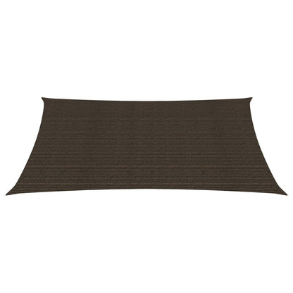 Para-sol estilo vela 160 g/m² 2,5x4 m PEAD preto