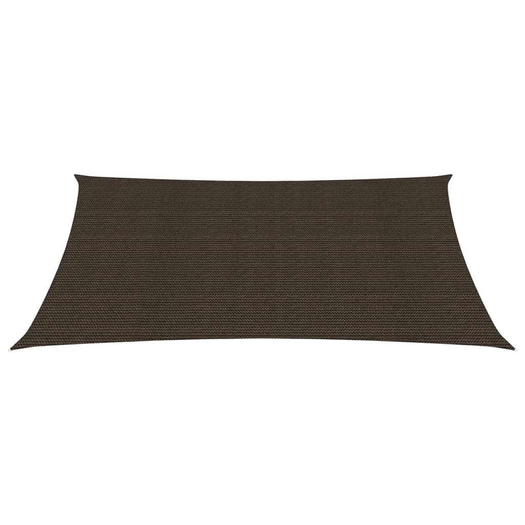 Para-sol estilo vela 160 g/m² 6x7 m PEAD preto