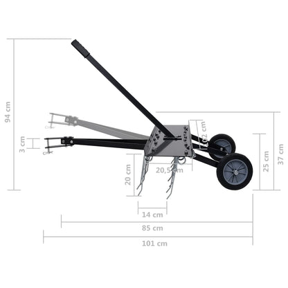 Escarificador para cortador de relva 100 cm