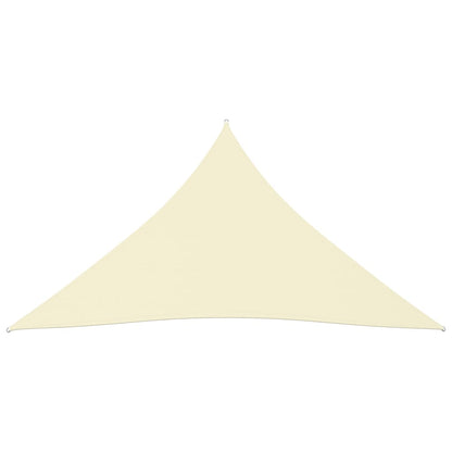 Para-sol estilo vela tecido oxford triangular 3x4x4 m creme