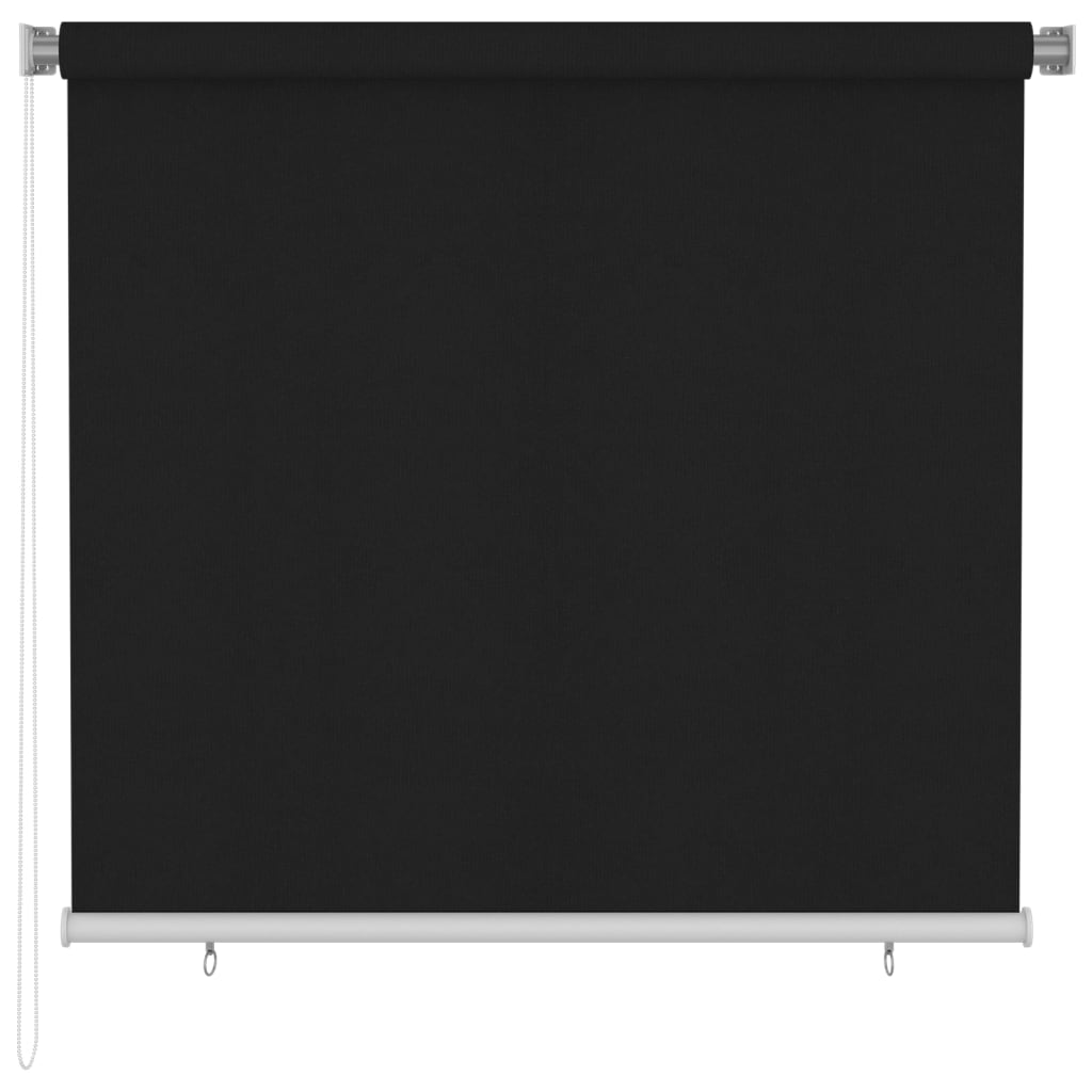 Estore de rolo para exterior 160x140 cm preto