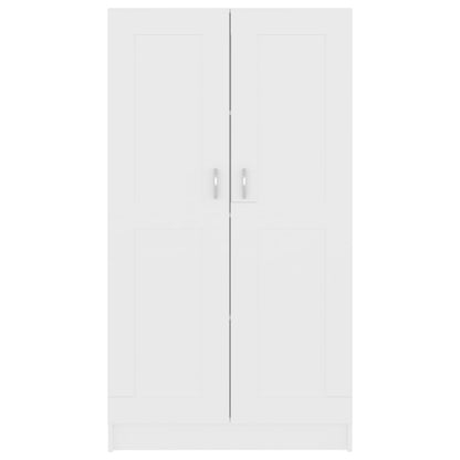 Aparador de Sala Léa - Cor Branco - Com 4 Prateleiras - 82,5x30,5x150 cm - Contraplacado e MDF - Design Nórdico