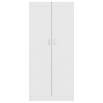 Aparador de Sala Léa - Cor Branco - Com 5 Prateleiras - 82,5x30,5x185,5 cm - Contraplacado e MDF - Design Nórdico