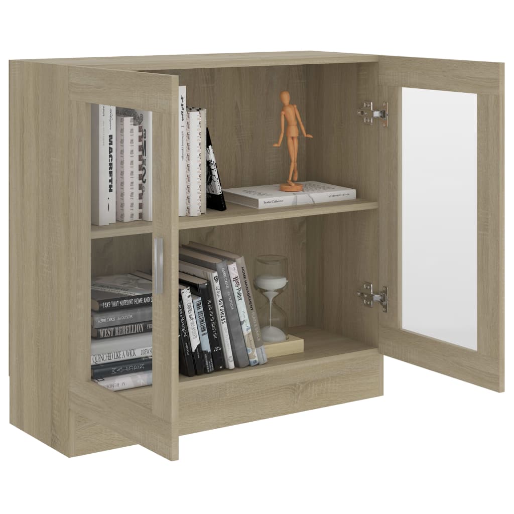 Vitrine Real de 80cm - Carvalho - Design Moderno