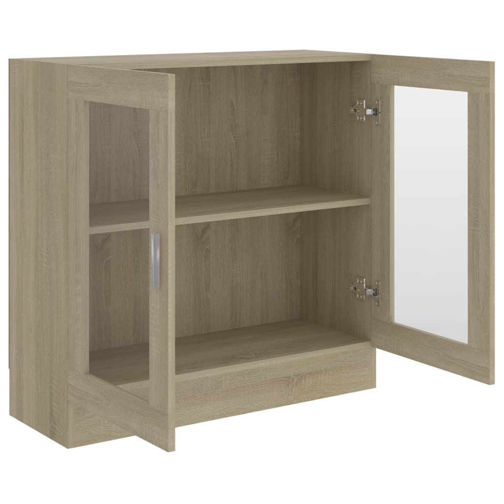 Vitrine Real de 80cm - Carvalho - Design Moderno