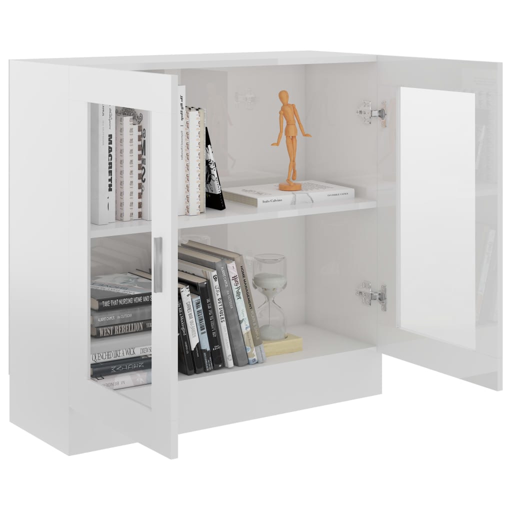 Vitrine Real de 80cm - Branco Brilhante - Design Moderno