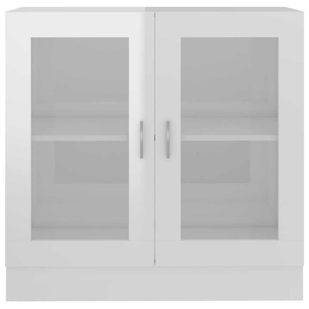 Vitrine Real de 80cm - Branco Brilhante - Design Moderno