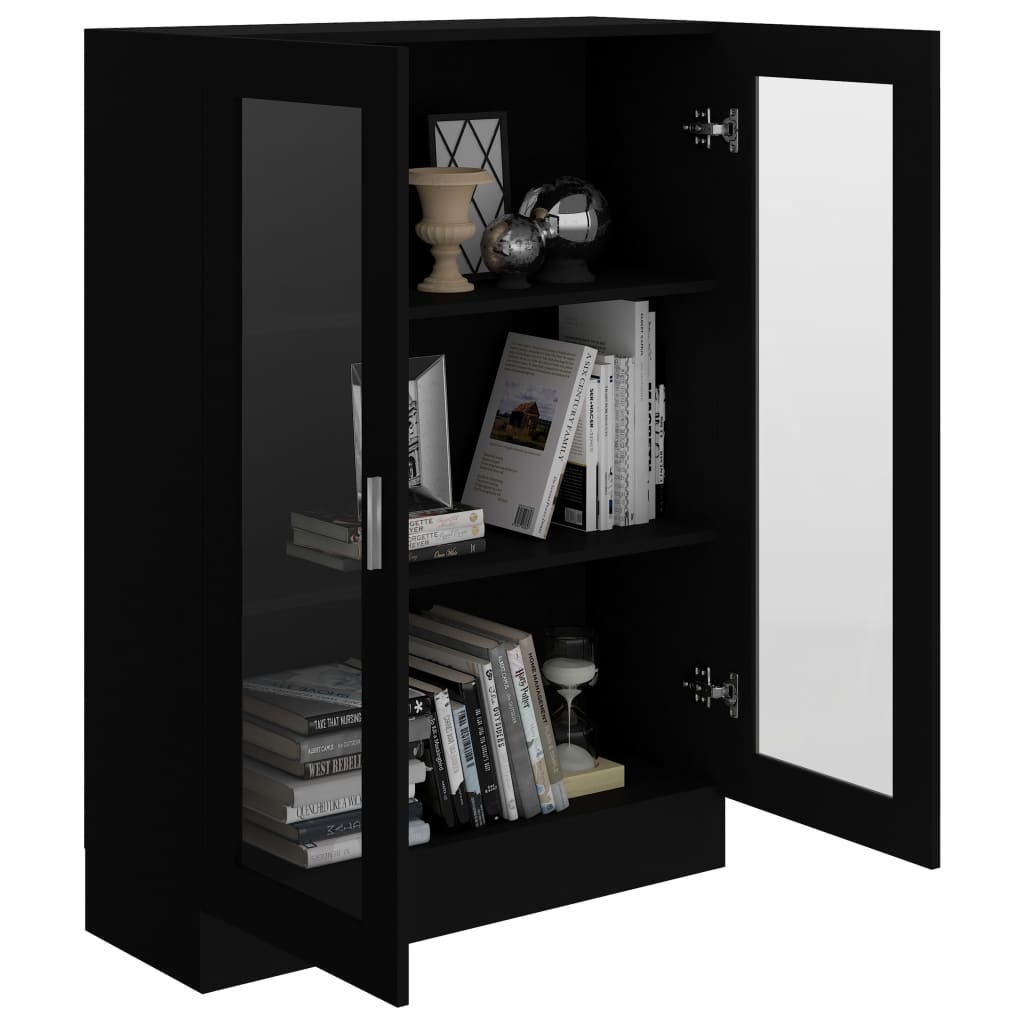 Vitrine Real de 115 cm - Preto - Design Moderno