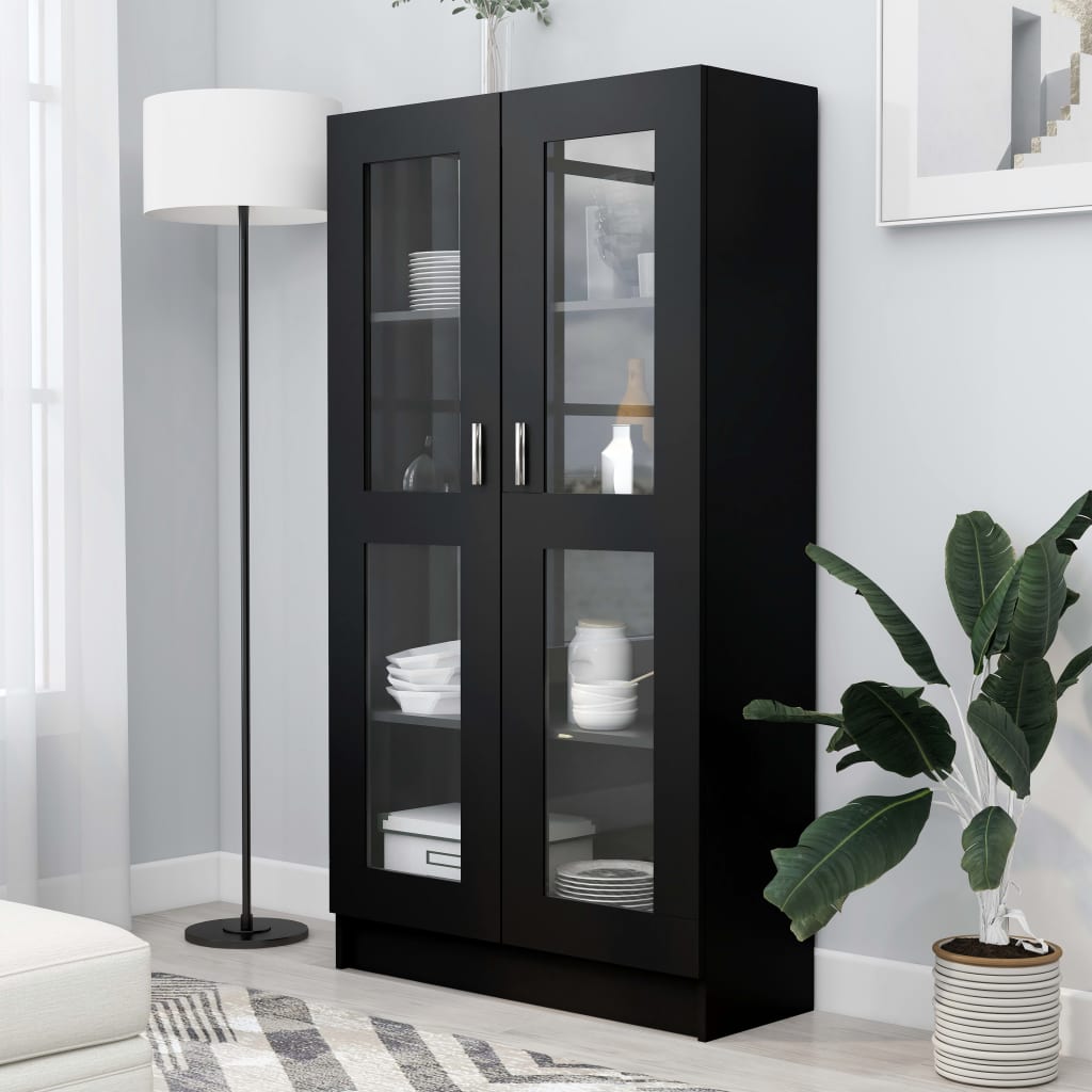 Vitrine Real - Preto - 150cm - Design Moderno