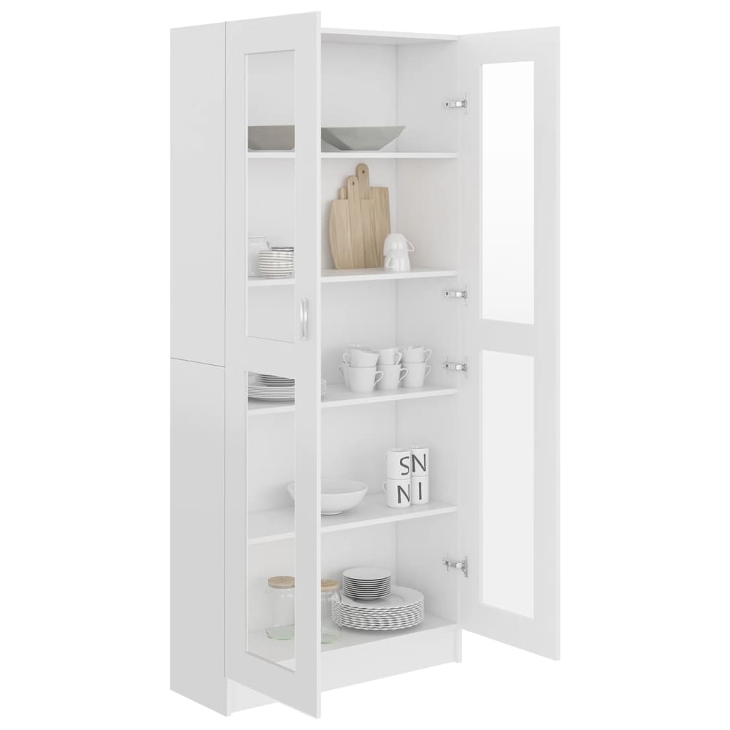 Vitrine Real de 185cm - Branco - Design Moderno