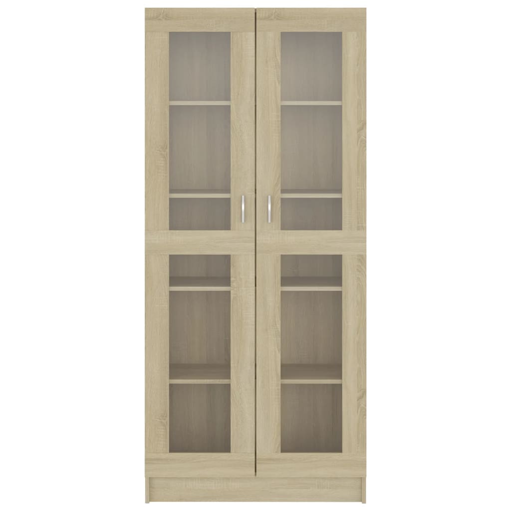 Vitrine Real de 185 cm - Carvalho - Design Moderno