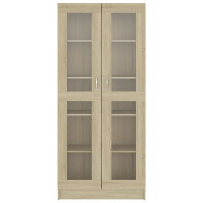 Vitrine Real de 185 cm - Carvalho - Design Moderno