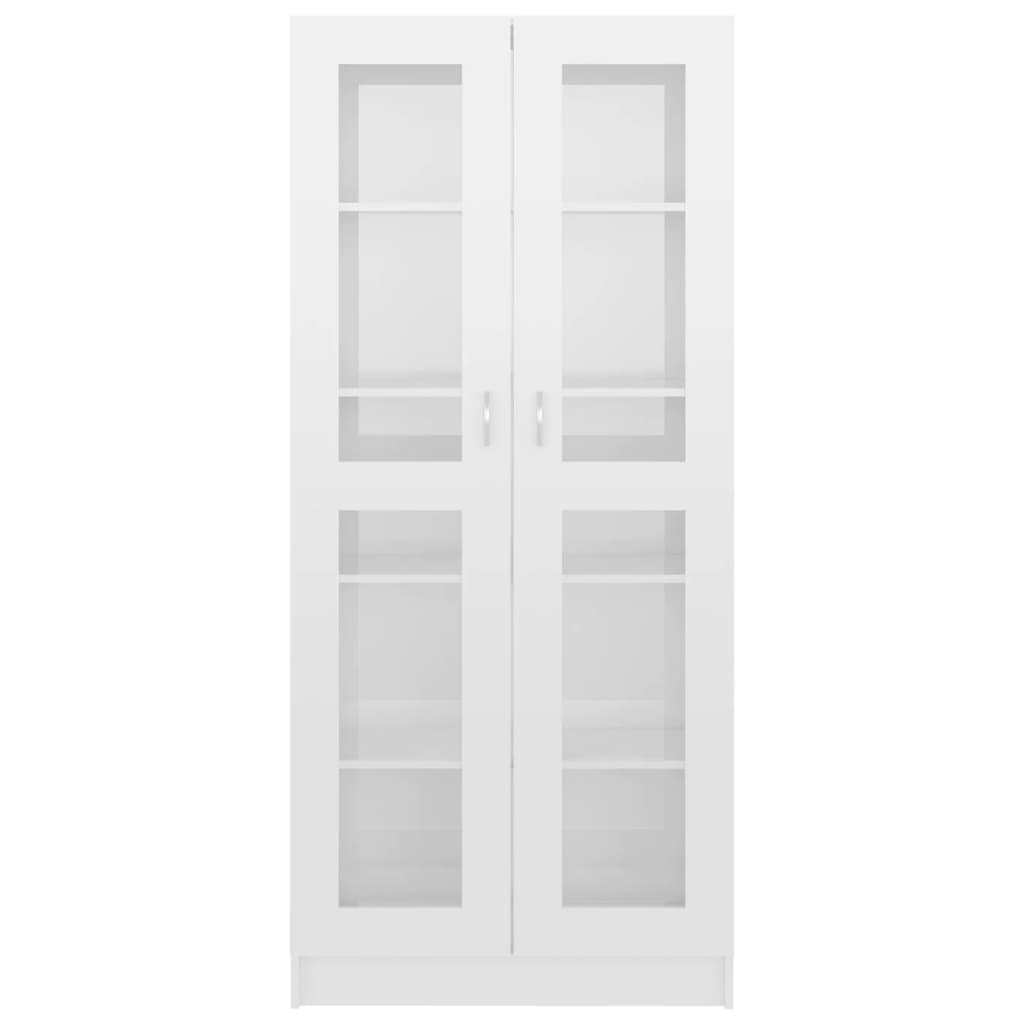 Vitrine Real de 185cm - Branco Brilhante - Design Moderno