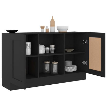 Aparador Real de 120 cm - Preto - Design Moderno