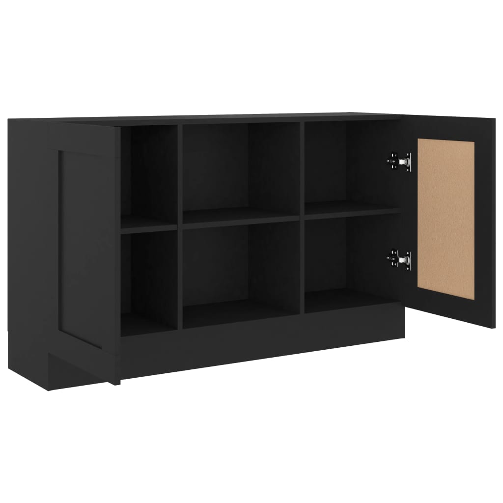 Aparador Real de 120 cm - Preto - Design Moderno