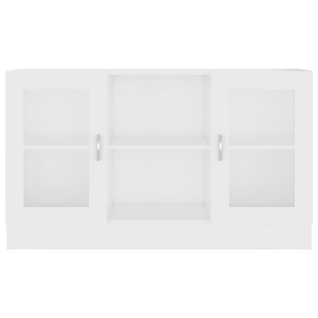 Aparador Vitrine Real de 120 cm - Branco - Design Moderno