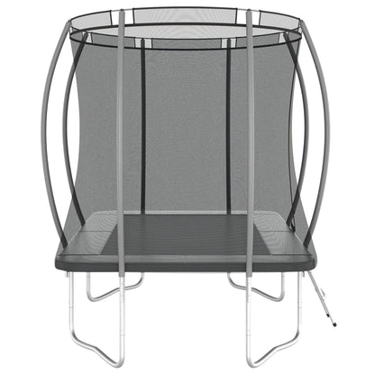 Conjunto de trampolim retangular 274x183x76 cm 150 kg