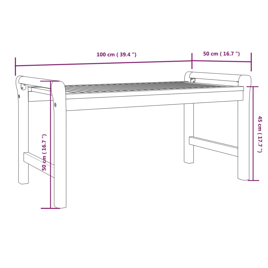 2 pcs conj. lounge jardim c/ almofadões branco nata acácia