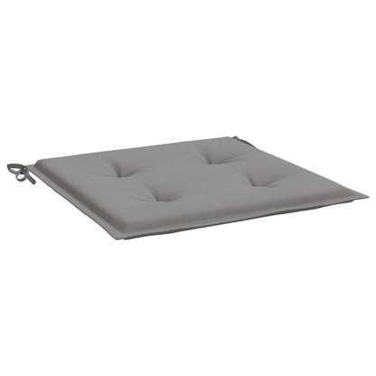 Almofadões p/ cadeiras jardim 2pcs 40x40x3 cm oxford cinza