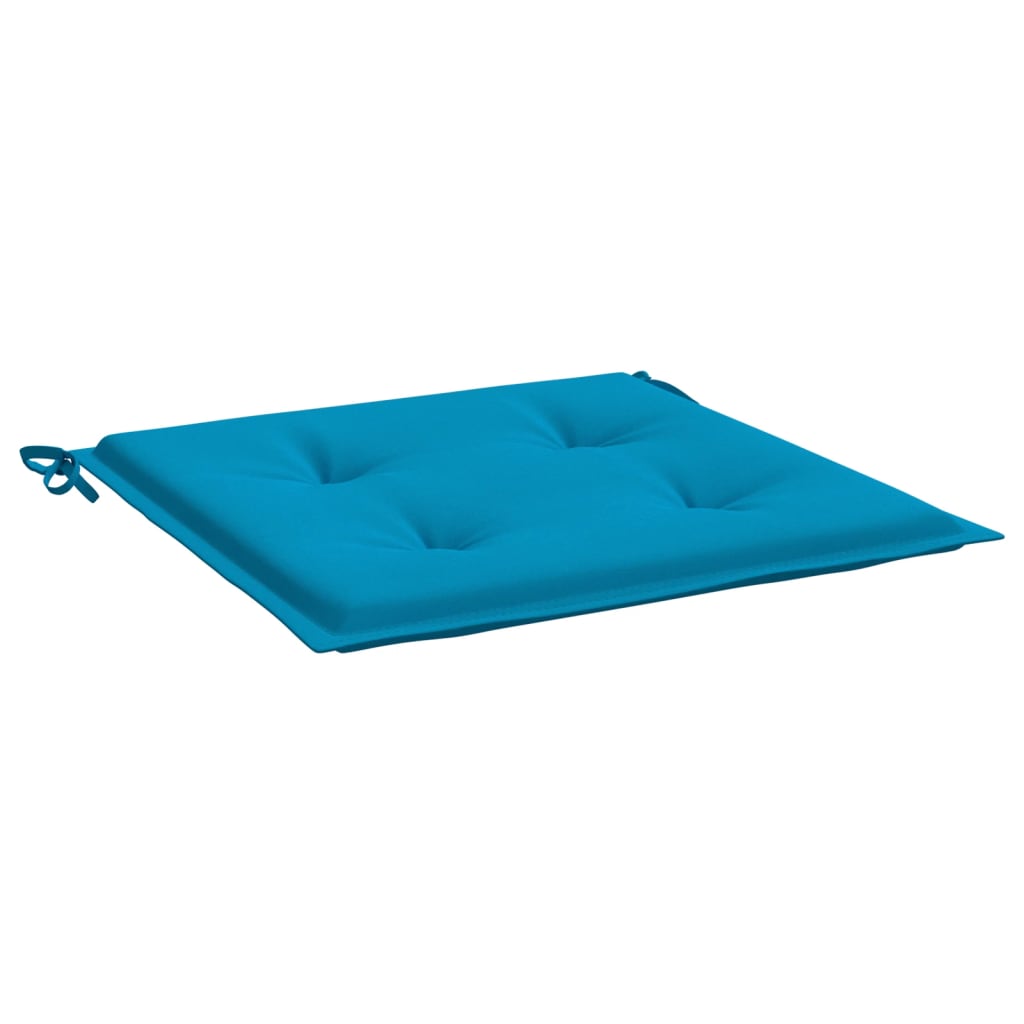 Almofadões p/ cadeiras jardim 2 pcs 40x40x3 cm oxford azul