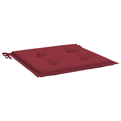 Almofadões p/ cadeiras jardim 4pcs tecido oxford vermelho tinto