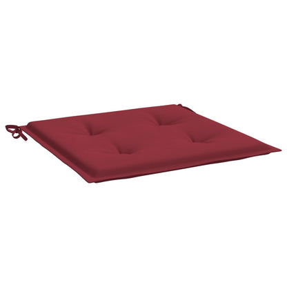 Almofadões p/ cadeiras jardim 2pcs tecido oxford vermelho tinto