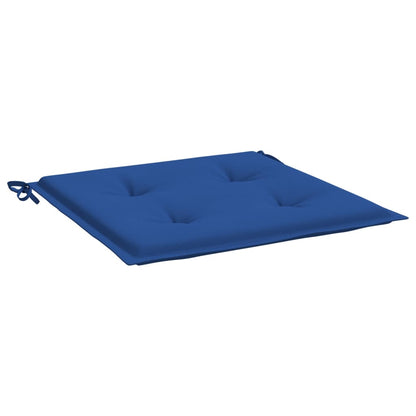 Almofadões p/ cadeiras jardim 6 pcs 50x50x3 cm oxford azul real